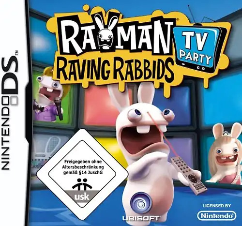 Rayman raving rabbids party - tv,