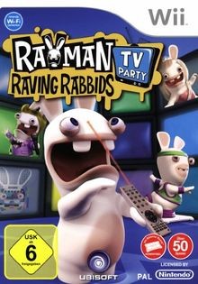 Rayman raving rabbids party - raving, tv-party