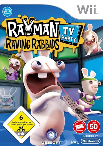Rayman raving rabbids - raving,